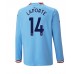 Cheap Manchester City Aymeric Laporte #14 Home Football Shirt 2022-23 Long Sleeve